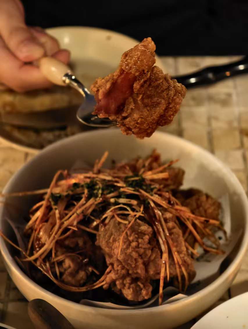 Fresh seafood with prawns and langoustines